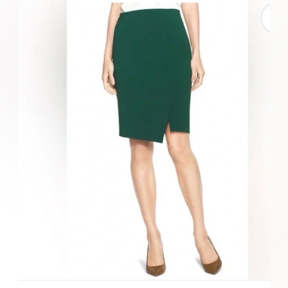 Asymmetrical Green Bodycon Pencil Skirt Size Small